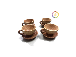 Taza de té de madera de coco Material de madera de coco natural hecho a mano para beber té y utensilios de cocina Suministro de Vietnam - Product Image 3