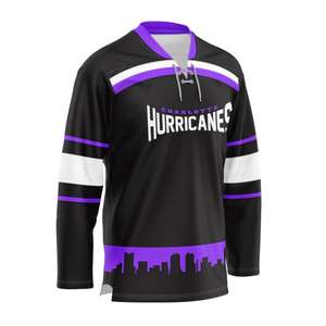 Alta calidad personalizado hombres mujeres sublimación Hockey sobre hielo Jersey 100% poliéster Unisex adultos 220g tela peso personalizado equipo/marca - Product Image 3