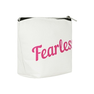 Sac cosmétique écologique à la mode en coton à prix d'usine avec logo personnalisé petite pochette cosmétique à fermeture éclair pour la papeterie de voyage - Product Image 4