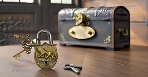 Solid Brass Tiger Keyed Padlock-01JF Small Yellow Gym Lock Strong Keyed Padlock for Luggage Toolbox - Product Image 3