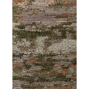 Alfombra Uvenuti de Lana con Patrón Abstracto, Tejida a Mano, Gris y Negra, para Sala de Estar o Pasillo - AIWL-3083 - Product Image 3