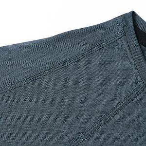 Ensemble t-shirt et short d'été pour hommes à la mode en coton respirant col rond manches courtes coupe confortable - Product Image 3