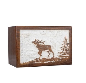 Handmade Rosewood <b>Urn</b> for Human <b>Ashes</b> Adult Personalized Wooden Box <b>Pet</b> <b>Urn</b> for Dogs Cats Handcrafted - Product Image 2