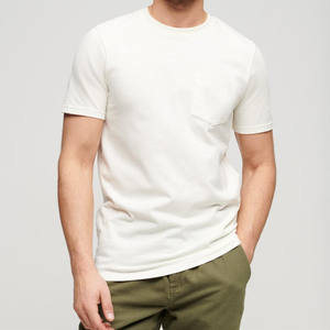 Vente en gros T-shirt décontracté en jersey pour hommes en coton biologique Manches longues Design multicolore Techniques lavées Solide vierge - Product Image 5