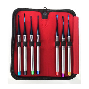 Juego de 7 Elevadores de Raíces Luxating con Recubrimiento de Titanio PDL para Implantes Dentales, Instrumentos Médicos de Extracción, con Casete de Esterilización - Product Image 2