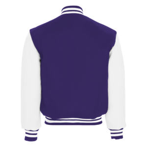 Unisex Canvas Varsity <b>Jacket</b> with Front Logo Letter Pattern Modern <b>Slim</b> <b>Fit</b> Two-Tone Design Spring Casual Wear - Product Image 2