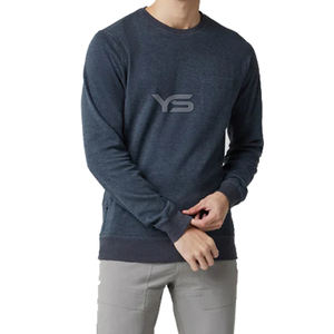 Reguller logotipo personalizado bordado 100% algodón cuello redondo sudaderas mangas raglán invierno opción multicolor fabricante directo - Product Image 3