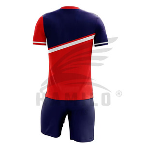 Uniformes de Fútbol con Logotipo Personalizado, Último Diseño en Venta, Jersey de Poliéster para Adultos, Transpirable, Manga Corta, con Impresión de Nombre - Product Image 2