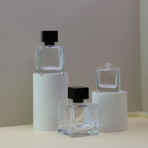 Sang Trọng Bán Buôn Vuông Chai Nước Hoa Với Cap 30Ml 50Ml 100M Rỗng Chai Nước Hoa Cho Phụ Nữ - Product Image 2