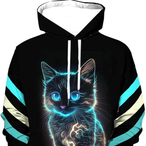 Sudadera con capucha de poliéster y algodón 100% de alta calidad personalizada Unisex para hombre, sudadera térmica con cremallera completa de estilo callejero con estampado bordado - Product Image 1