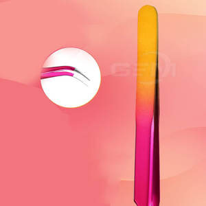 แหนบถอนขนตาสเตนเลสดีไซน์ใหม่สำหรับมืออาชีพ - Product Image 5