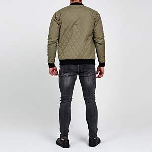 Chaqueta Bomber Hip Hop para Hombre, Proveedor Directo de Fábrica, Ropa de Moda Masculina, Chaquetas Bomber con su Logotipo Bordado Único - Product Image 4