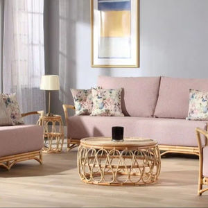 Traditional <b>Rattan</b> <b>Dining</b> <b>Table</b> 1 for Hotel Villa Living Room Use - Product Image 2