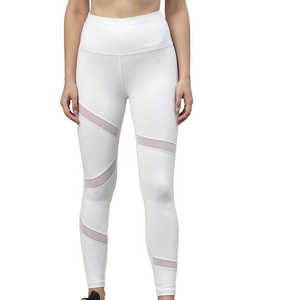 Leggings de mujer con logotipo personalizado Leggings de algodón 100% Talle alto para mujer - Product Image 1