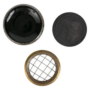Fournisseur en gros Brûleur d'encens à charbon de bois gravé en laiton Produit de vaisselle fini en noir Fabricant et exportateur indiens - Product Image 6