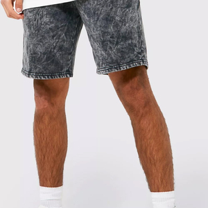 Short délavé à l'acide personnalisé avec logo OEM pour hommes Pantalon de survêtement de sport 100% coton Nouveau design de course pour hommes à vendre - Product Image 5