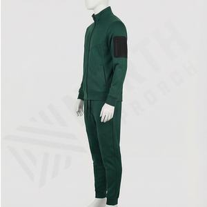 Conjunto Deportivo de Forro Polar para Hombre, Tallas Grandes, con Logotipo Personalizado, Sudadera con Capucha y Pantalones Jogger, Traje de Invierno para Entrenamiento, Color Personalizado - Product Image 3