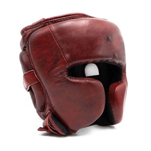Prix de gros Conception personnalisée Garde-tête de boxe en cuir Meilleures ventes Équipement de tête MMA - Product Image 2