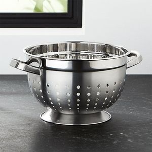 Eco-Friendly Fine <b>Mesh</b> Stainless Steel Round Metal Colander Sturdy Base for Straining Pasta Rice Vegetables Fruits - Product Image 4