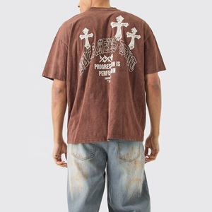 2025 mejor diseño OEM servicio tejido algodón/fibra de bambú cuello redondo manga corta hombres camisetas Pakistán fabricante - Product Image 6