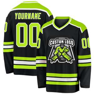 Wholesale High Quality Team Ice hockey jerseys with Custom Best Quality Sport Wear Ice Hockey Jersey - Product Image 4
