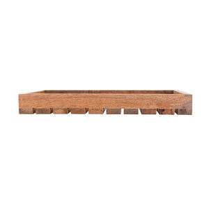 Elegante Bandeja Rectangular de Madera de Mango Hecha a Mano-Perfecta para Servir y Decorar en Fiestas de Cumpleaños a Precio de Fábrica - Product Image 4