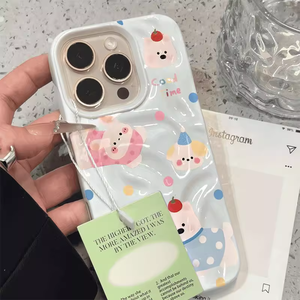 Funda de teléfono de lujo con patrón de dibujos animados personalizable de animales bonitos para iPhone 17 16 15 14 Pro Max patrón de <span class=keywords><strong>meteorito</strong></span> de moda de alta calidad - Product Image 6