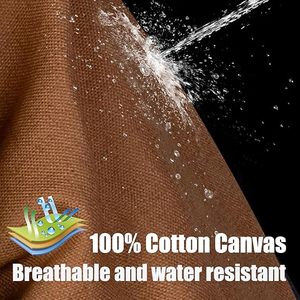 Unisex Duck Canvas Bomber Hooded Casual <b>Denim</b> Jeans High Visibility Reflective Workwear CE Certified Abrasion Custom Brand - Product Image 4