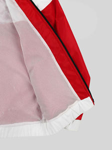 Vente en gros, coupe-vent léger en nylon, design personnalisé, veste d'extérieur coupe-vent patchwork pour hommes - Product Image 6