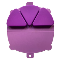 Plateau de sevrage pour bébé en silicone de style américain Kimkai Oval, pratique pour la famille et service ODM/OEM au prix d'usine