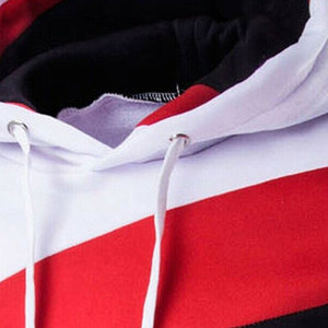 ออกแบบเสื้อฮู้ดดี้ผู้ชายคุณภาพสูง 100% ผ้าฝ้าย สำหรับฤดูหนาว สไตล์ใหม่ แบบสวมหัว ขายส่ง เป็นมิตรกับสิ่งแวดล้อม ระบายอากาศได้ดี ราคาถูก - Product Image 6