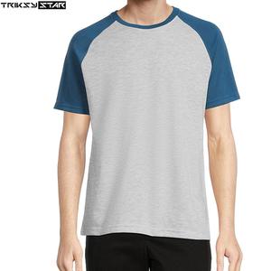 T-shirt décontracté à manches courtes pour homme, taille adulte personnalisée, 100 % coton, écologique, respirant, Triksy Star 210g, faible MOQ - Product Image 2