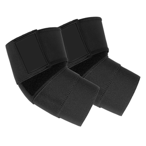 Heavy Duty Elastic Compression Elbow Wraps Cross Training Powerlifting Strap for Men and Women Fitness <b>Safety</b> <b>Product</b> - Product Image 3