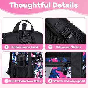 Mochila de baloncesto con logotipo personalizado para hombre, bolsa deportiva para gimnasio, bolsa de fútbol juvenil, mochila de gran capacidad, compartimento escolar para niños - Product Image 2