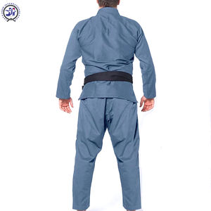 ชุดฝึกศิลปะการต่อสู้ของผู้ใหญ่ผ้าคอตตอนโพลีเอสเตอร์ Jitsu GI แขนปกติสำหรับ MMA และคาราเต้ - Product Image 5