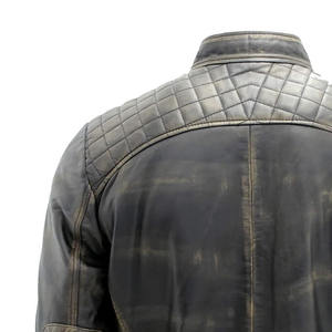 2025 Vintage Leather Biker <b>Jacket</b> for <b>Men</b> High Quality Best Design Outdoor Winter Clothing with Front Logo OEM Service - Product Image 6