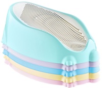 Afossa AK 312 Support de Bain Bébé Léger et Confortable en Silicone Antidérapant avec Mailles, Écologique et Facile à Nettoyer en Plastique
