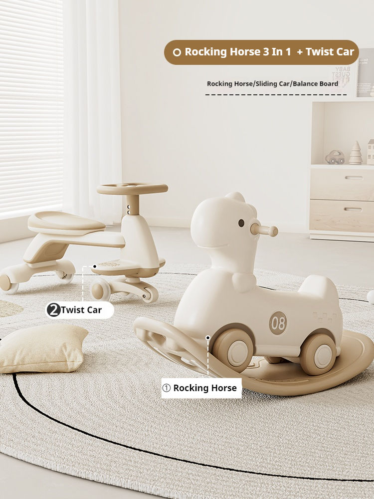 Caballo con coche Twist