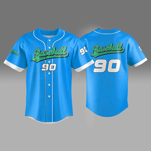 Maillot de baseball personnalisé pour hommes Meilleure qualité Impression numérique Logo et numéro par sublimation Vêtements de sport de qualité supérieure - Product Image 3