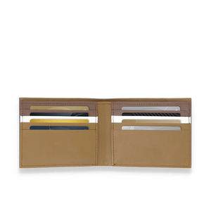 Cartera de cuero genuino de calidad superior para hombre, decoración bordada, logotipo personalizado, Alto y Bajo MOQ, soporte de diseñador corto para tarjetas múltiples - Product Image 1