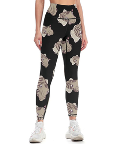 Pantalons de yoga taille haute pour femmes Leggings de contrôle du ventre Entraînement Course à pied - Product Image 1