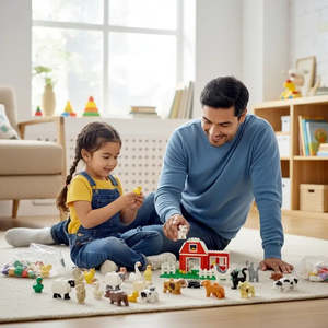 For Lego Moc Block <b>Set</b> ABS Plastic Animals <b>Farm</b> DIY Construction Toy Educational and Fun! - Product Image 2