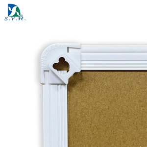 Magnetic Whiteboard Dry <b>Erase</b> Board with White Plastic Frame Wall Mounted - Product Image 4