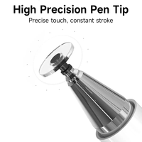 Stylet capacitif universel 2 en 1 pour écran de tablette, stylet pour tous les appareils à écran capacitif, stylet capacitif