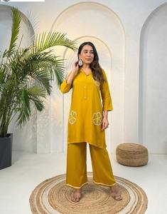 Best Ethnic Handwork Quick Dry <b>Kurti</b> for Office Party Wedding Reception Festivals & Traditional Functions - Product Image 3