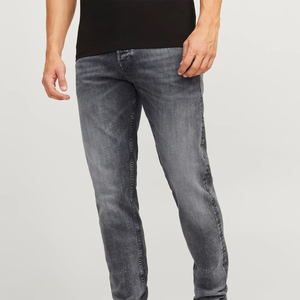 Jeans décontractés à jambe large et droite, très vendus, streetwear, denim extensible, pantalon respirant, lavé, confortable, OEM - Product Image 5