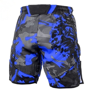 Pantalones cortos de lucha MMA con sublimación personalizada con pretina antideslizante Material de secado rápido Ideal para competiciones BJJ Muay Thai y MMA - Product Image 5