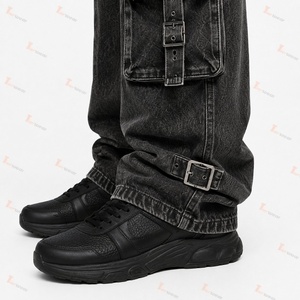 Pantalones Cargo de Mezclilla para Hombre, Fabricante, Venta al Por Mayor, Personalizados, con Múltiples Bolsillos, Ropa de Trabajo, Corte Holgado, Estilo Urbano - Product Image 6