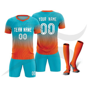 Véritables maillots de l'équipe de club AC de qualité thaïlandaise Version de fan de joueur personnalisée Maillot de football de Barcelone Maillot de football - Product Image 1