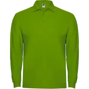 Polo a Maniche Lunghe Estrella Personalizzata, Prodotto Promozionale per Merchandising su Misura - Product Image 2